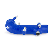 Load image into Gallery viewer, Mishimoto 01-07 Subaru WRX / WRX STI Blue Silicone Induction Hose - MMHOSE-SUB-IHBL