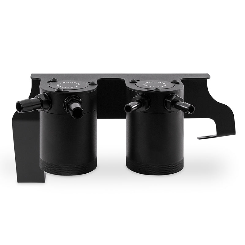 Mishimoto 2016+ Chevrolet Camaro 2.0T Baffled Oil Catch Can Kit - Black - MMBCC-CAM4-16SBE
