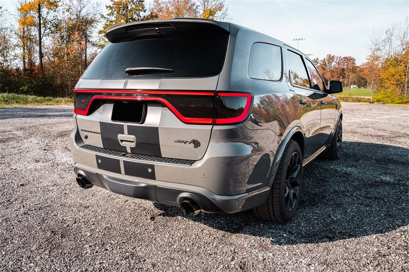 Corsa 2021-2025 Dodge Durango SRT Hellcat Cat-Back 2.75in Dual Rear Exit Sport 4.5in Black PVD Tips - 21195BLK