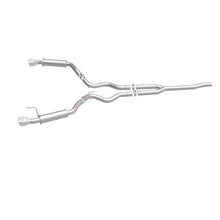 Load image into Gallery viewer, MagnaFlow Cat-Back 15-16 Ford Mustang 2.3L L4 Competition SS 3in Dual Split Rear 4.5in Black Tips - 19256