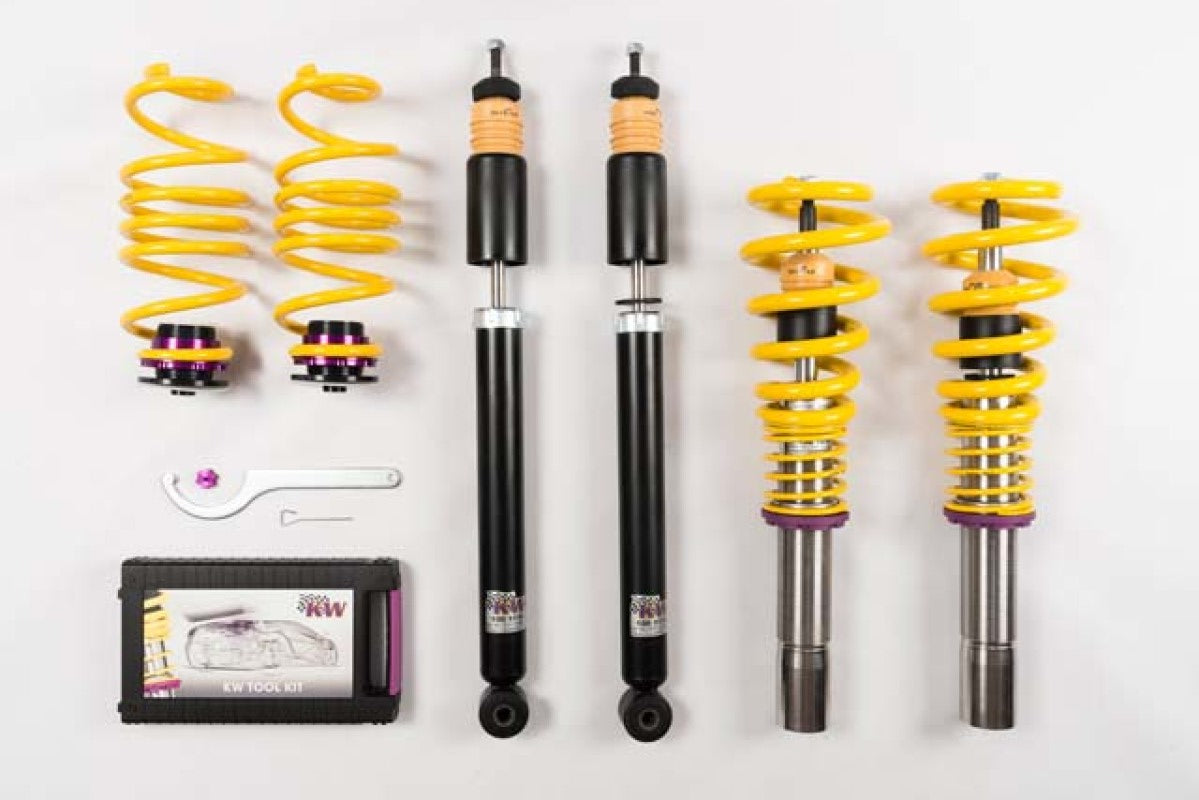 KW Coilover Kit V1 Audi A4 S4 (8K/B8) w/o electronic dampening control Sedan FWD + Quattro - 10210075