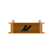 Load image into Gallery viewer, Mishimoto Universal 13-Row Oil Cooler Gold