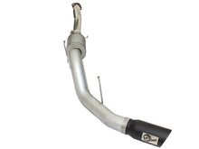 Load image into Gallery viewer, aFe Atlas Exhausts 4in Cat-Back Aluminized Steel Exhaust Sys 2015 Ford F-150 V6 3.5L (tt) Black Tip - 49-03069-B