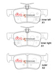 DBA 2017+ Honda Civic Type-R (FK8/FL5) XP Performance Rear Brake Pads - DB2429XP