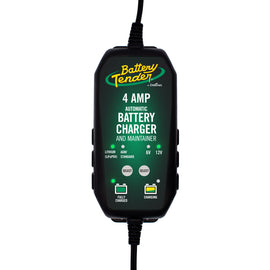 Battery Tender 6V/12V 4A Lead Acid & Lithium Selectable Battery Charger - 022-0209-BT-WH