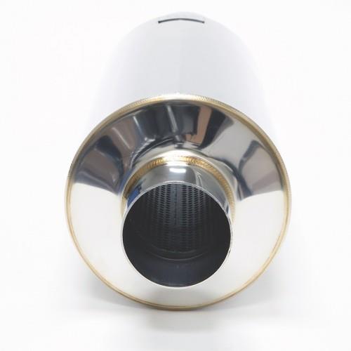 BLOX Racing 76.2mm N1 Angled Tip Muffler Universal - BXEX-00101
