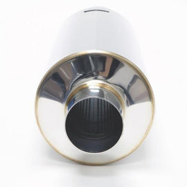 BLOX Racing 76.2mm N1 Angled Tip Muffler Universal - BXEX-00101