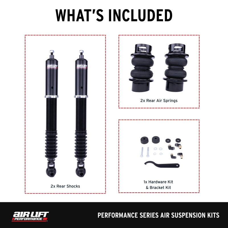 Air Lift Performance 15-21 BMW F22/F30/F31/F32/F33/F36 Rear Air Suspension Kit - 76521