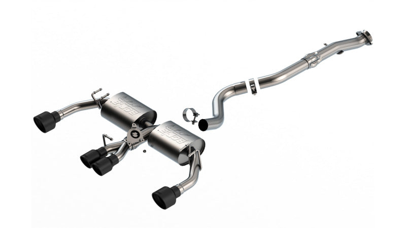 Borla 23-24 Toyota GR Corolla ATAK Cat Back System w/ Black Tips - 140942CB