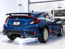 Load image into Gallery viewer, AWE Tuning 2016+ Honda Civic Si Touring Edition Exhaust w/Front Pipe &amp; Triple Diamond Black Tips - 3015-53014