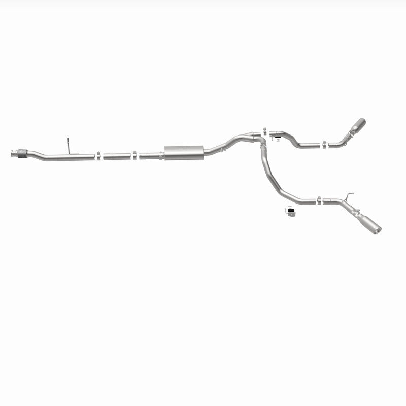 MagnaFlow 2019 Chevy Silverado 1500 V8 5.3L Street Series Dual Split Exit Exhaust w/ Polished Tips - 19473