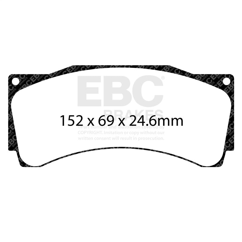 EBC Racing Alcon CAR89 SR-11 Sintered Race Brake Pads - DP8080.18SR11