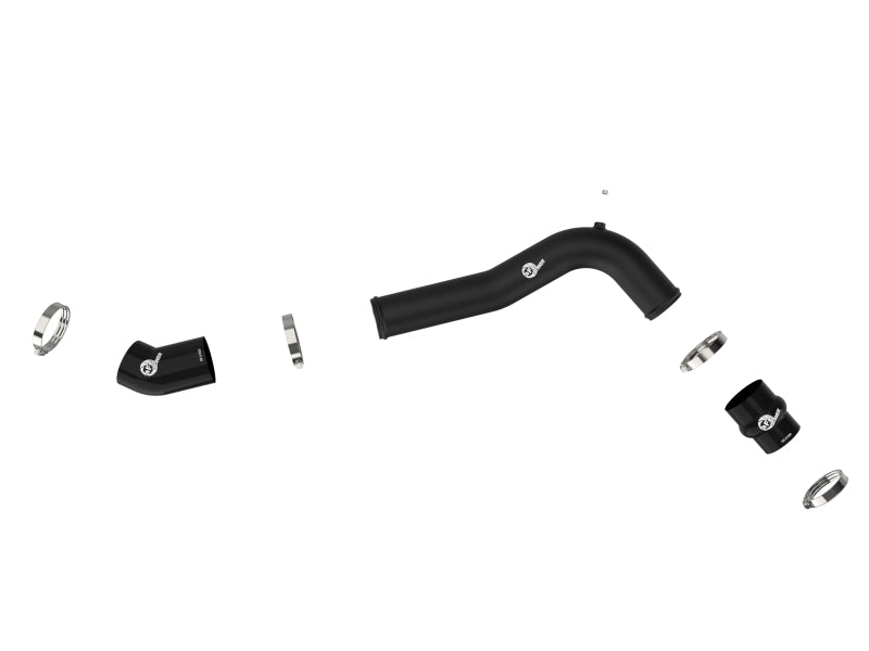 aFe 20-23 Ford Explorer ST V6 3.0L (tt) BladeRunner 2-3/4in Aluminum Cold Charge Pipe - Black - 46-20659-B