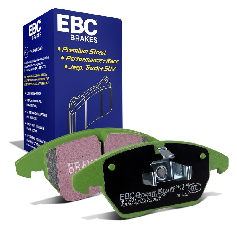 EBC 06-13 Audi A3 2.0 Turbo (Girling rear caliper) Greenstuff Front Brake Pads - DP21517