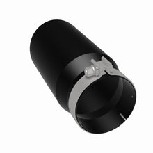 Load image into Gallery viewer, MagnaFlow Tip Stainless Black Coated Single Wall Round Single Outlet 6in Dia 5in Inlet 13in L - 35239