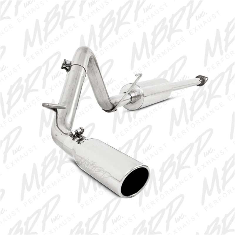 MBRP 05-13 Toyota Tacoma 4.0L EC/CC Cat Back Single Exit T409 Exhaust - S5326409