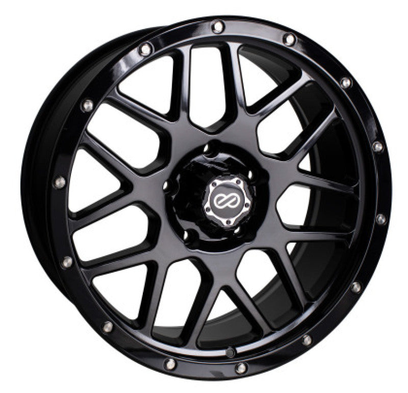 Enkei Matrix 18x9 6x139.7 10mm Offset 108mm Bore Black Wheel - 526-890-8410BK