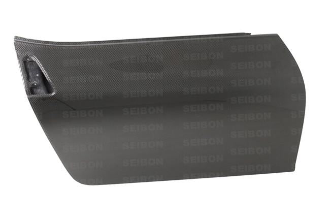 Seibon 09-10 Nissan GTR R35 Dry Carbon Fiber Door Pair - DD0910NSGTR-OE-DRY