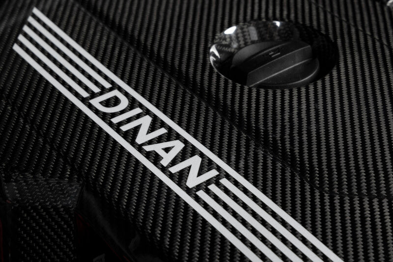 Dinan 19-26 BMW B58D (G01/G02/G20/G22/G23/G26/G42) Gloss Carbon Fiber Engine Cover w/Matte Accents - D590-0003
