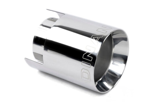 Dinan Double-Walled 4.5in Clamp-On Exhaust Tip - Polished - 4.5in Outlet / 3.25in Inlet - D663-0643-BOX