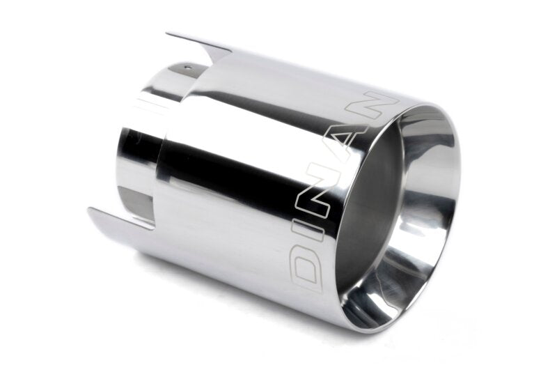 Dinan Double-Walled 4.5in Clamp-On Exhaust Tip - Polished - 4.5in Outlet / 3.25in Inlet - D663-0645-BOX