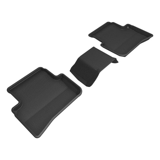 3D MAXpider 2023 Toyota GR Corolla Hatchback (Not Fit Morizo Trim) Kagu 2nd Row Floormats - Black - L1TY29521509