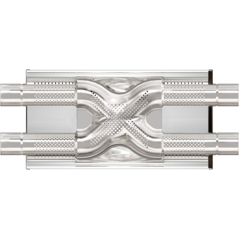 MagnaFlow Muffler Mag SS 18X5X8 2.5 D/D - 12468