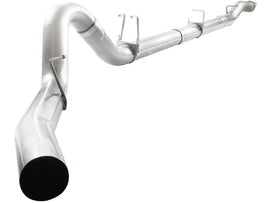 aFe Atlas Exhaust 5in DPF-Back Al Steel 2016 Nissan Titan XD V8-5.0L Polished Tip