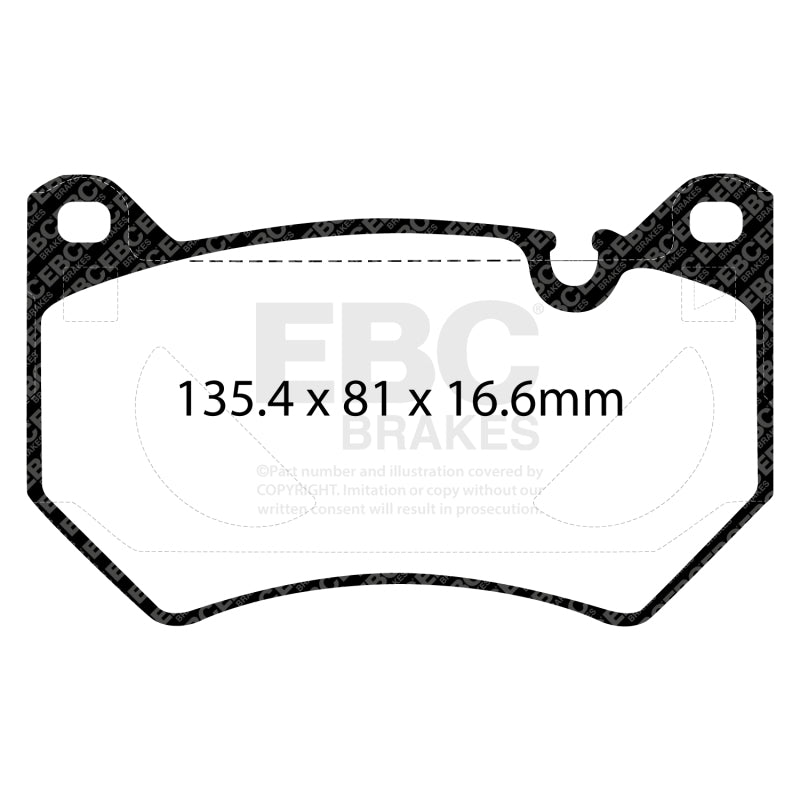 EBC 2018+ Audi Q5 FY 2.0T Redstuff Front Brake Pads - DP32436C