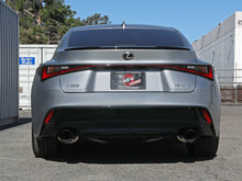 Load image into Gallery viewer, aFe Takeda 14-22 Lexus IS350 V6 2.5in. 304 Stainless Steel Axle-Back Exhaust System w/ Black Tip - 49-36060-B