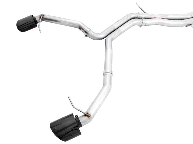 AWE Tuning Audi B9.5 RS5 Sportback Non-Resonated Track Edition Exhaust - RS-Style Diamond Blk Tips - 3020-33124
