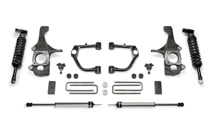 Fabtech 16-19 Toyota Tundra 4WD Trd Pro 2in UCA Kit w/Bjs & Dlss 2.5C/O & Rr Dlss - K7073DL