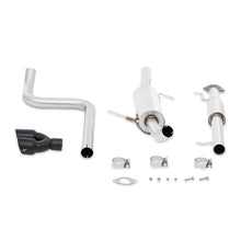 Load image into Gallery viewer, Mishimoto 14-16 Ford Fiesta ST 1.6L 2.5in Stainless Steel Resonated Cat-Back Exhaust w/ Black Tips - MMEXH-FIST-14RBK