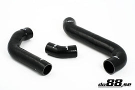 do88 Volvo C30/C70/S40/V50 Turbo 04-13 Pressure Hoses Black - DO88-KIT37S