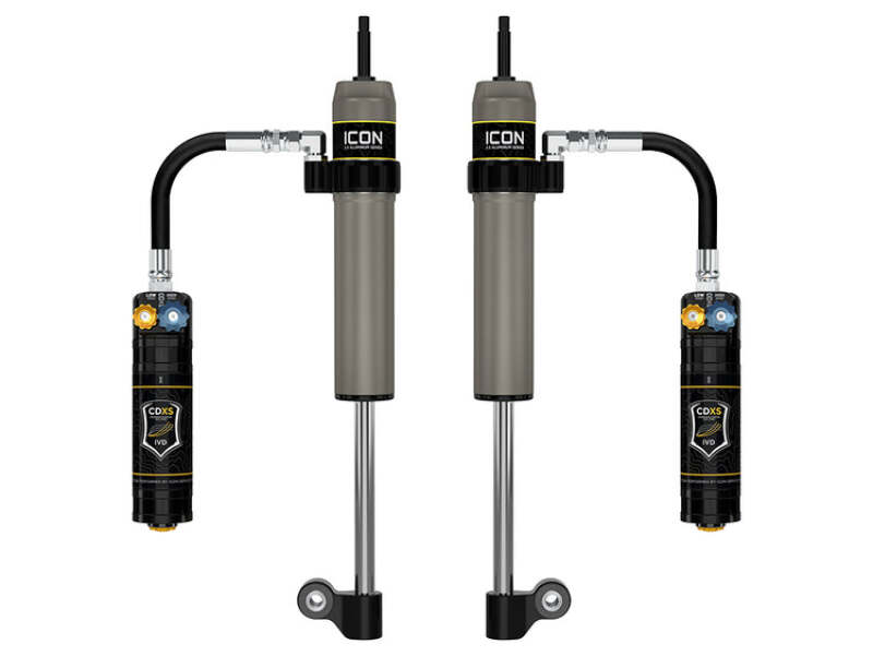 ICON 05-23 Toyota Tacoma Rear VS 2.5 Alum RXT Shock Absorbers Remote Resi w/ CDXS Pair - 57826XP