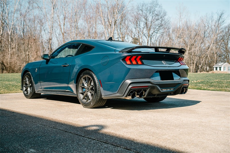 Corsa 24+ Ford Mustang Dark Horse 5.0L 3in Dual Rear Axle-Back w/Twin 4.5in Black PVD Slash Tips - 21267BLK