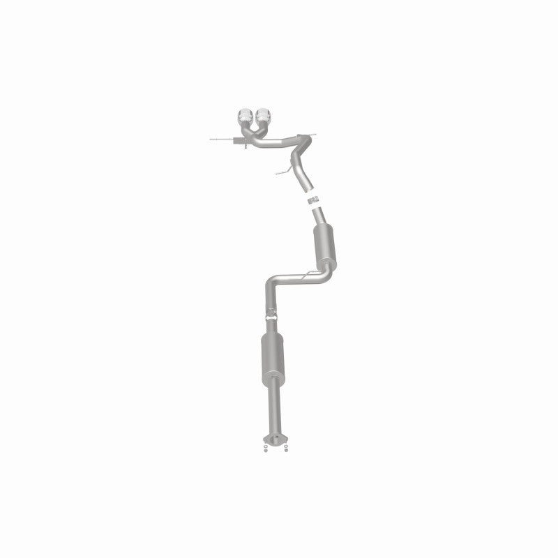 MagnaFlow 13 Ford Focus 2.0L Turbocharged ST Dual Center Rear Exit Stainless Cat Back Perf Exhaust - 15155