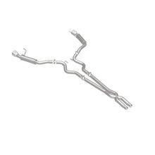 Load image into Gallery viewer, MagnaFlow Cat Back, SS, 2.5in, Competition, Dual Split Polished 4.5in Tips 2015 Ford Mustang V6 3.7L - 19099