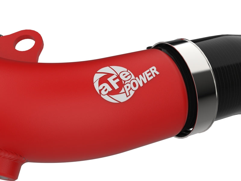 aFe 2024+ Jeep Wrangler JL L4-2.0L (t) BladeRunner 2-1/2in Aluminum Hot Charge Pipe - Red - 46-20778-R