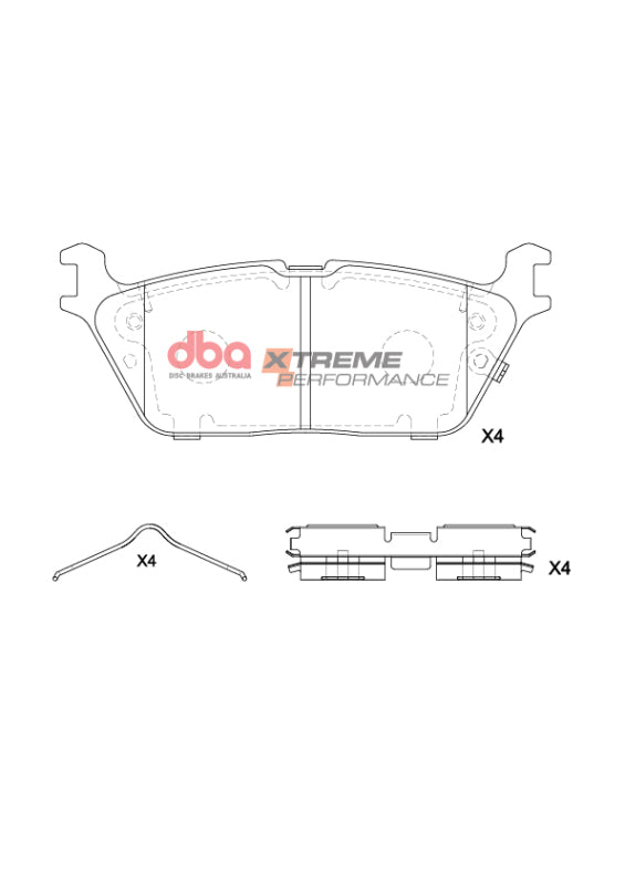 DBA 19-22 Ram 1500 (New Body Style) XP Performance Rear Brake Pads - DB15196XP