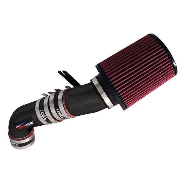 Injen 94-04 S10 Sonoma Jimmy Blazer 4.3L V6 Wrinkle Black Power-Flow Air Intake System - PF7021WB