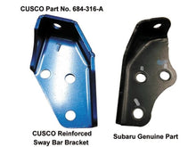Load image into Gallery viewer, Cusco Rear Harder Sway Bar Bracket 03-09 Subaru Legacy - 684 316 A