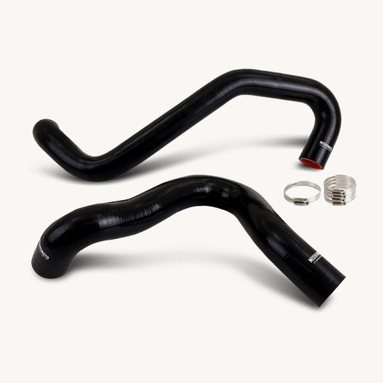 Mishimoto 01-03 Ford F-250 7.3L Coolant Hose Kit Upper Reroute BK - MMHOSE-F2D-01RRBK
