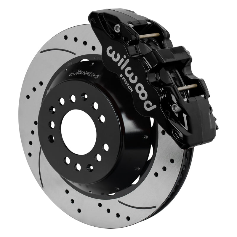 Wilwood kit front AERO6 wwe 2IN. drop alum pro spindle 14.00 rotor SRP - 140-17987-D