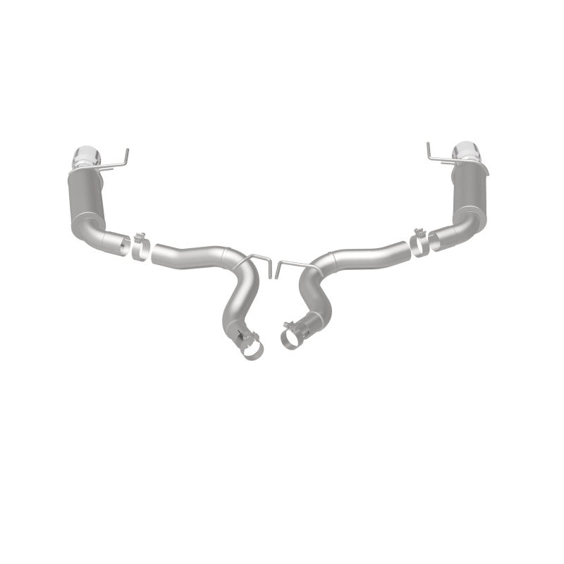 MagnaFlow Axle Back, SS, 3in, Competition, Dual Split Polished 4.5in Tip 2015 Ford Mustang GT V8 5.0 - 19103