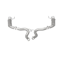 Load image into Gallery viewer, MagnaFlow Axle Back, SS, 3in, Competition, Dual Split Polished 4.5in Tip 2015 Ford Mustang GT V8 5.0 - 19103