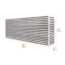 Load image into Gallery viewer, Mishimoto Universal Air-to-Air Intercooler Core - 26in / 12in / 4in - MMUIC-03