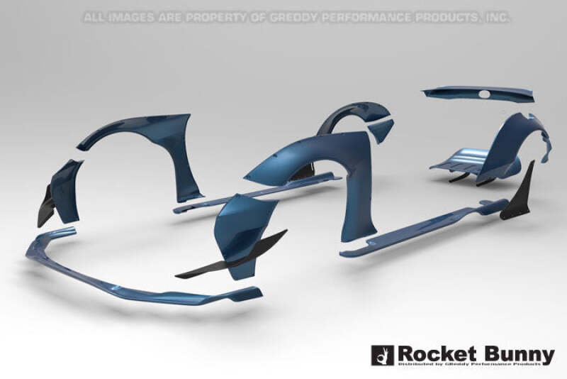 GReddy 2015 Lexus RC Rocket Bunny Full Wide-Body Aero Kit - 17010250