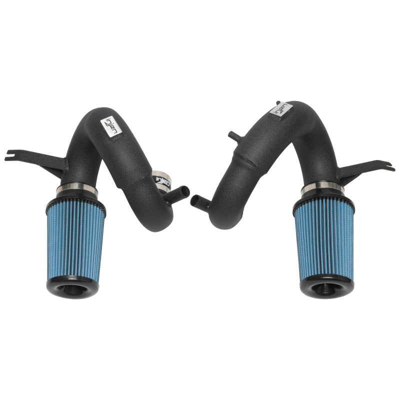 Injen 18-20 Kia Stinger 3.3L Twin Turbo Wrinkle Black Short Ram Air Intake - SP1350WB