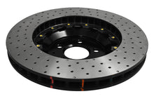 Load image into Gallery viewer, DBA 15-20 Ford Mustang GT Perf Package (380mm Front Rotor) Front 5000 Series Drilled Rotor w/Blk Hat - DBA52166BLKXD